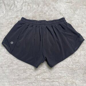 Lululemon Women's Black Hotty Hot Mini Shorts Size 4